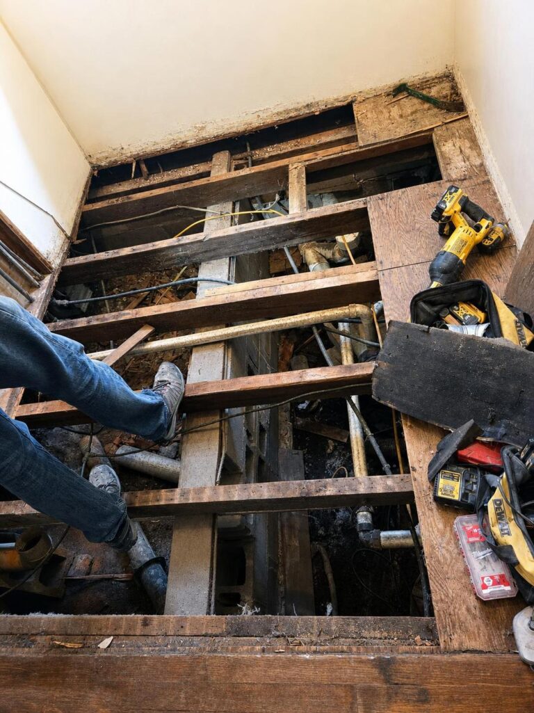 Boiler, Subfloor, and Flooring Repair